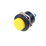 Кнопка R13-507 16мм жовта без фіксації
